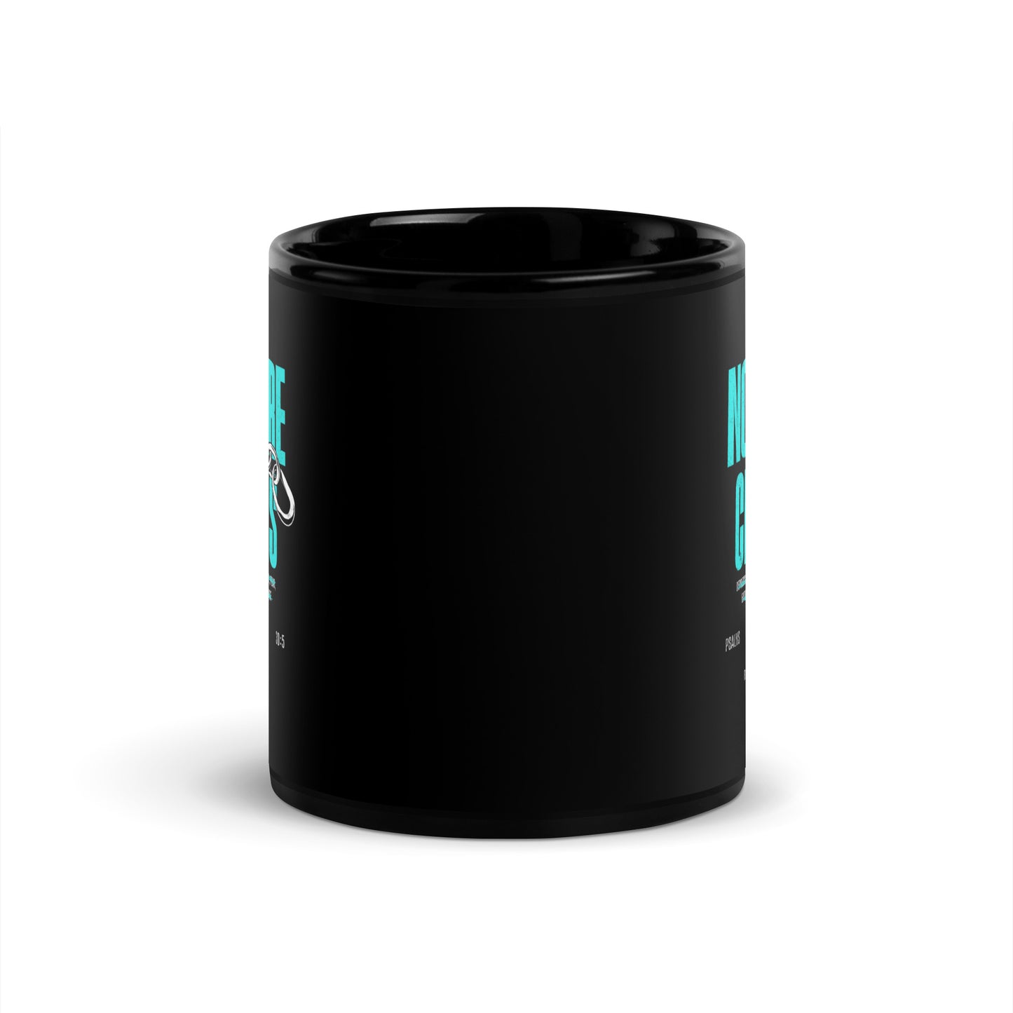 No More Chains (Bold) Black Glossy Mug