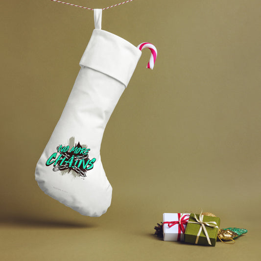 No More Chains Christmas stocking