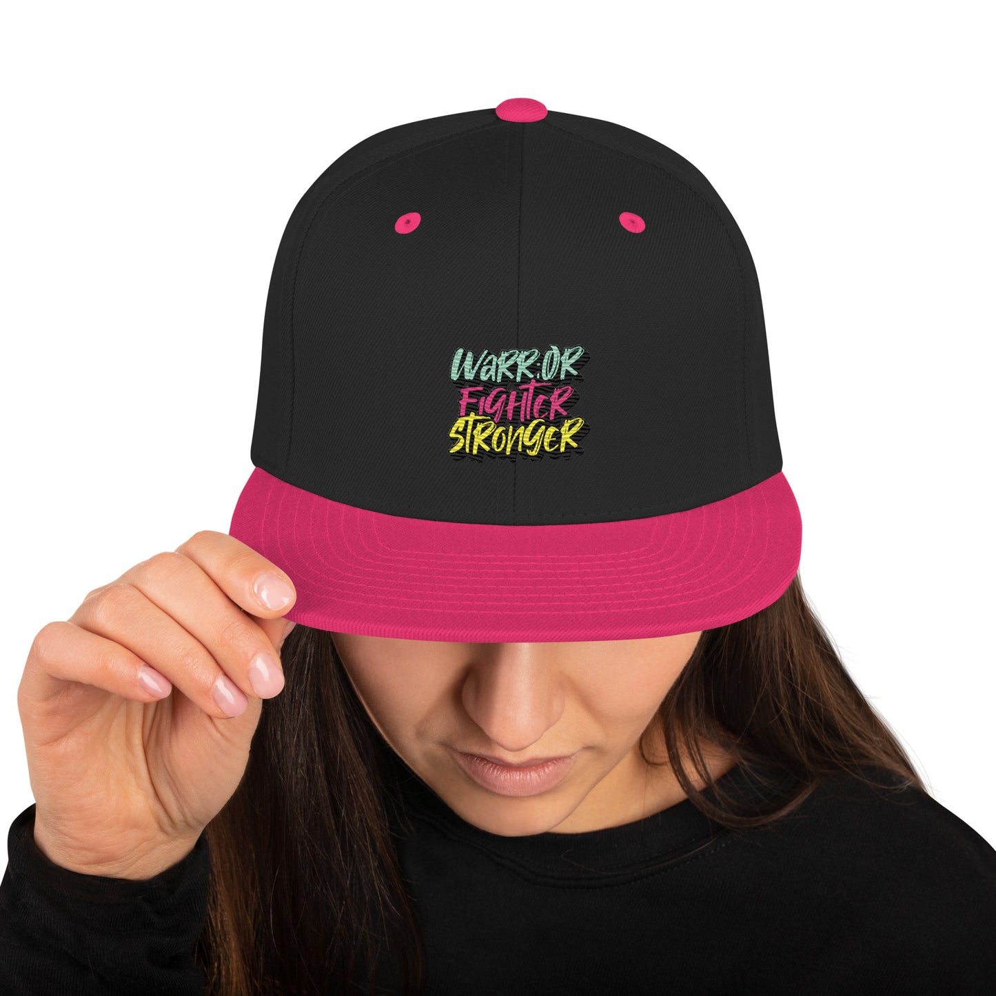 Snapback Hat (Warrior, Fighter, Stronger)