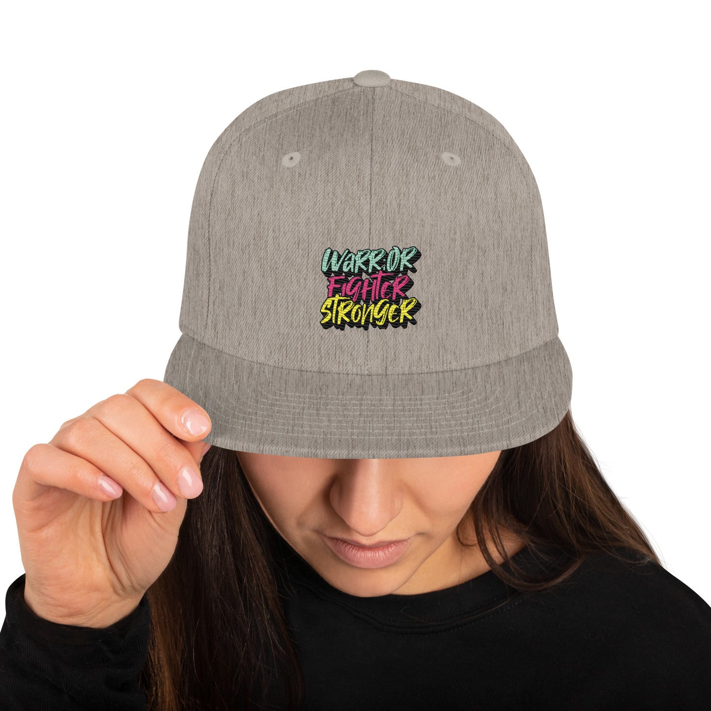 Snapback Hat (Warrior, Fighter, Stronger)