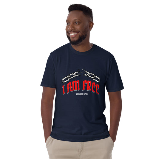 Short-Sleeve Unisex T-Shirt (I AM FREE Red)