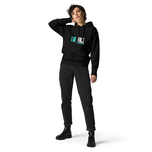 I Am Free (Blue) Unisex Hoodie