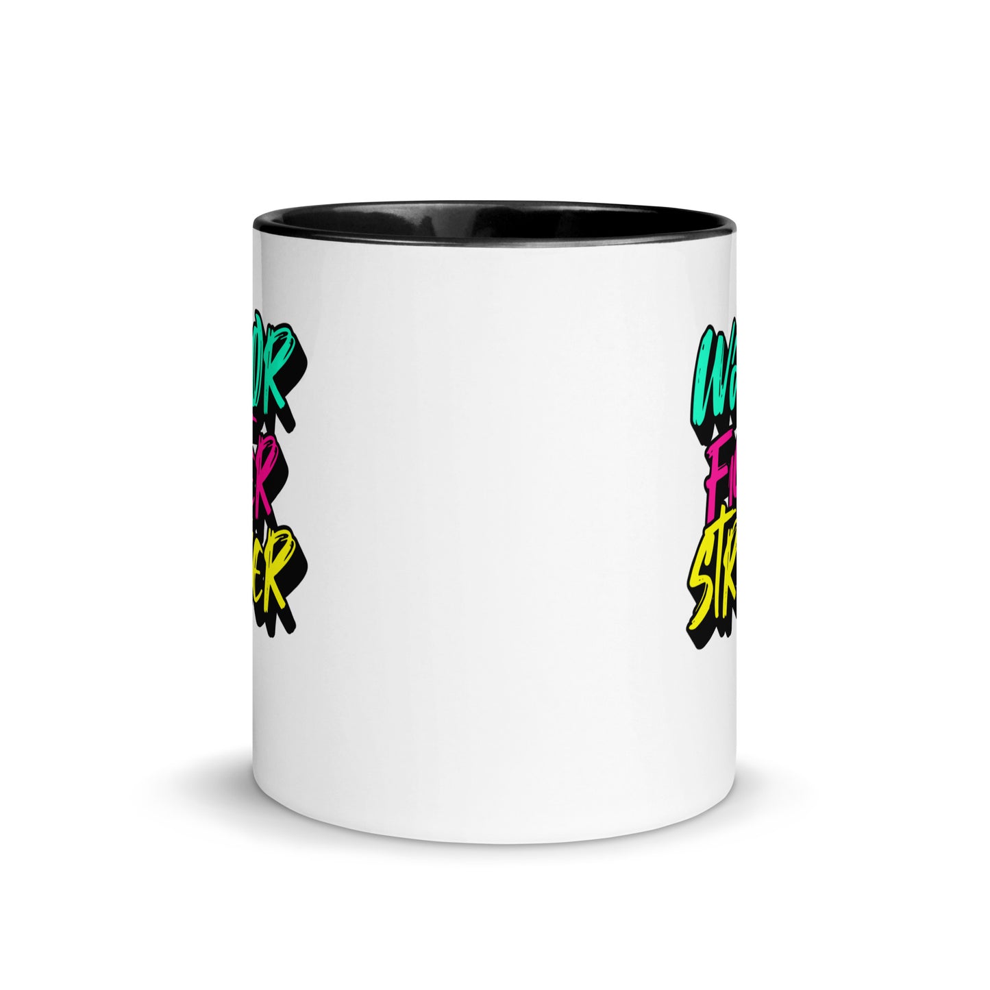 Warrior, Fighter, Stronger Mug with Color Inside